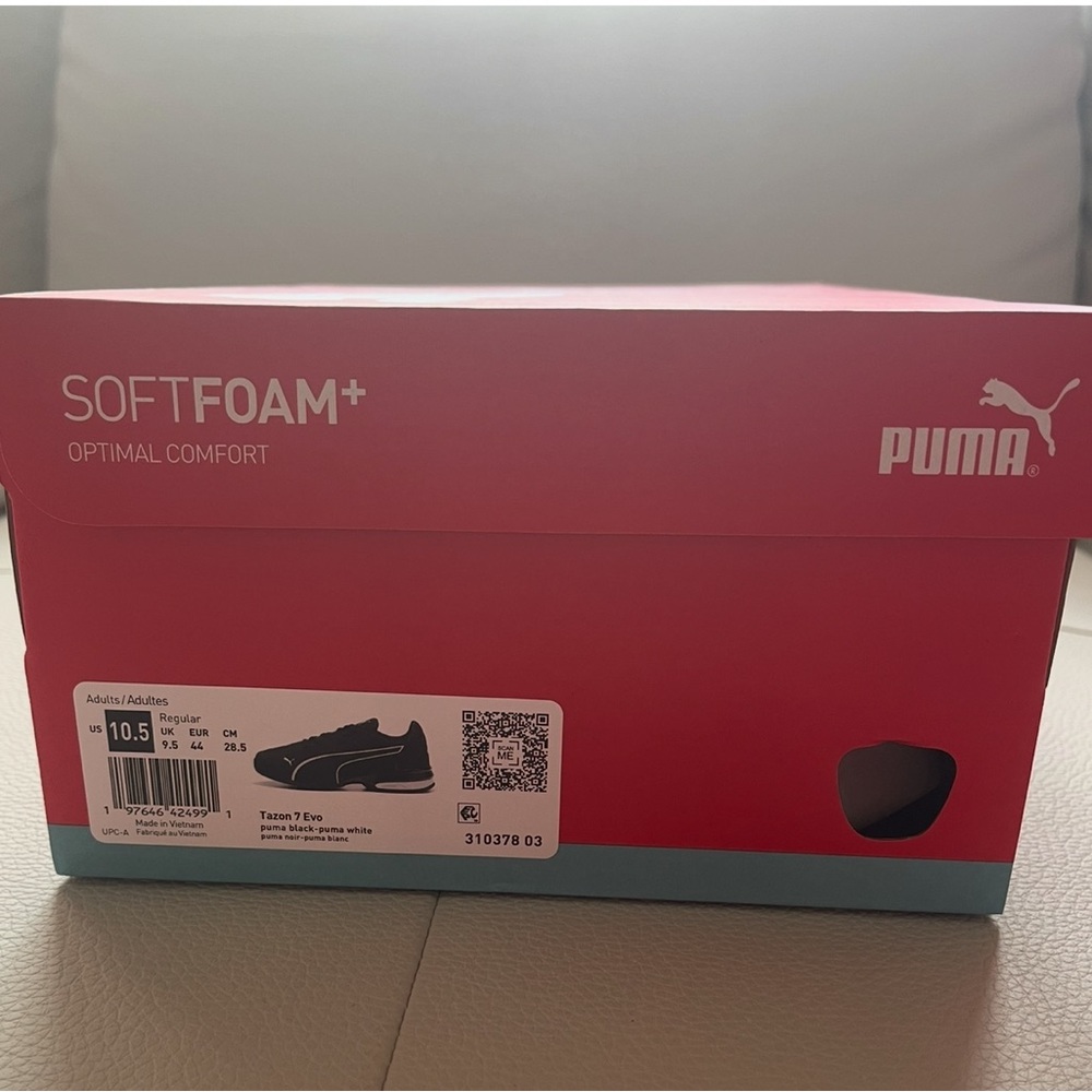 Puma Red and Blue SoftFoam+ Shoe Box